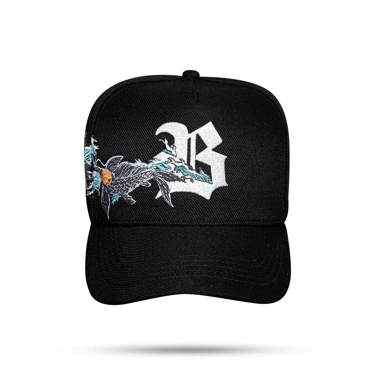 Boné snapback Preto fish  - 1