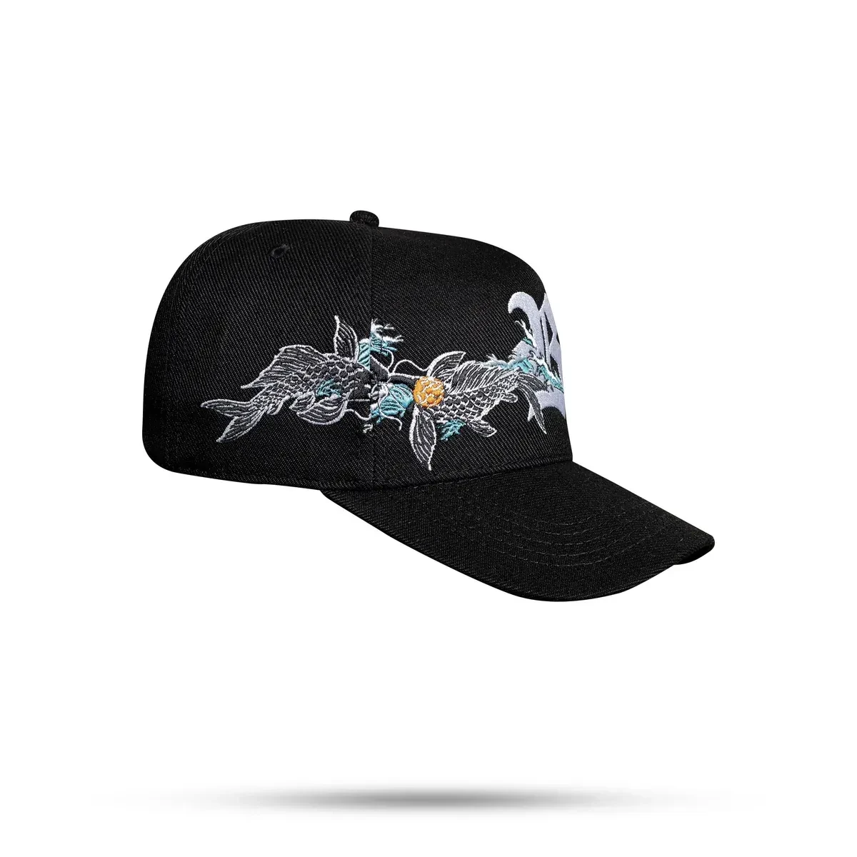 Boné snapback Preto fish  - 2