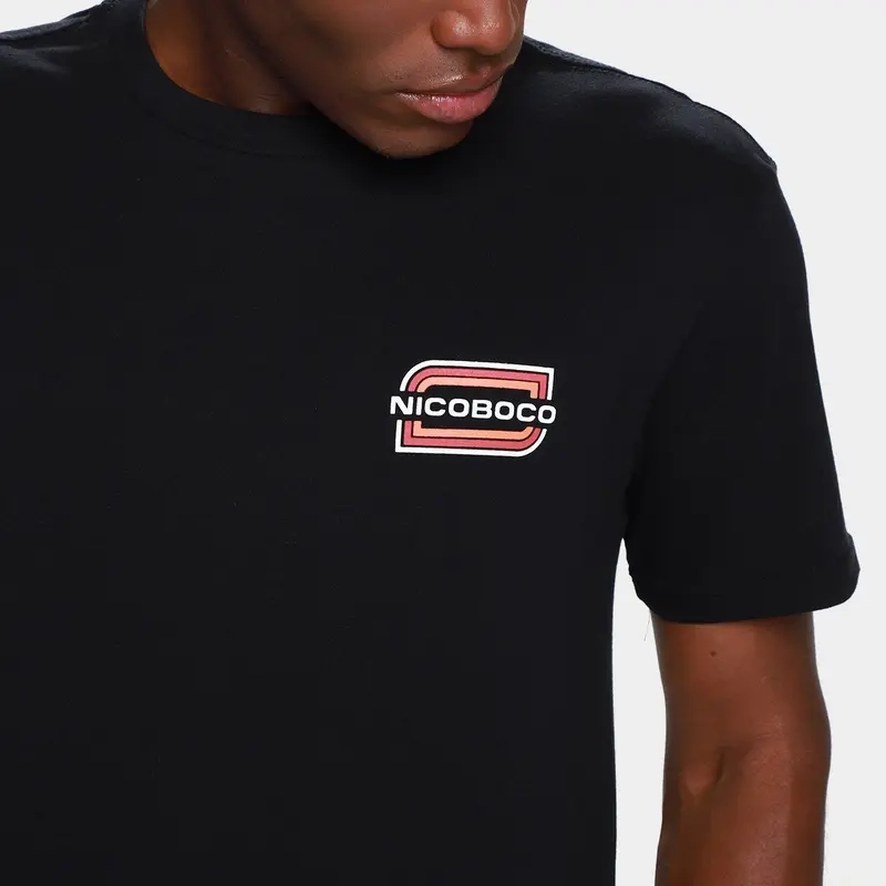 Camiseta Nicoboco Lipari Masculina - preta