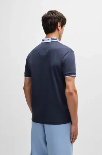 Polo Boss detalhe azul marinho  - 3