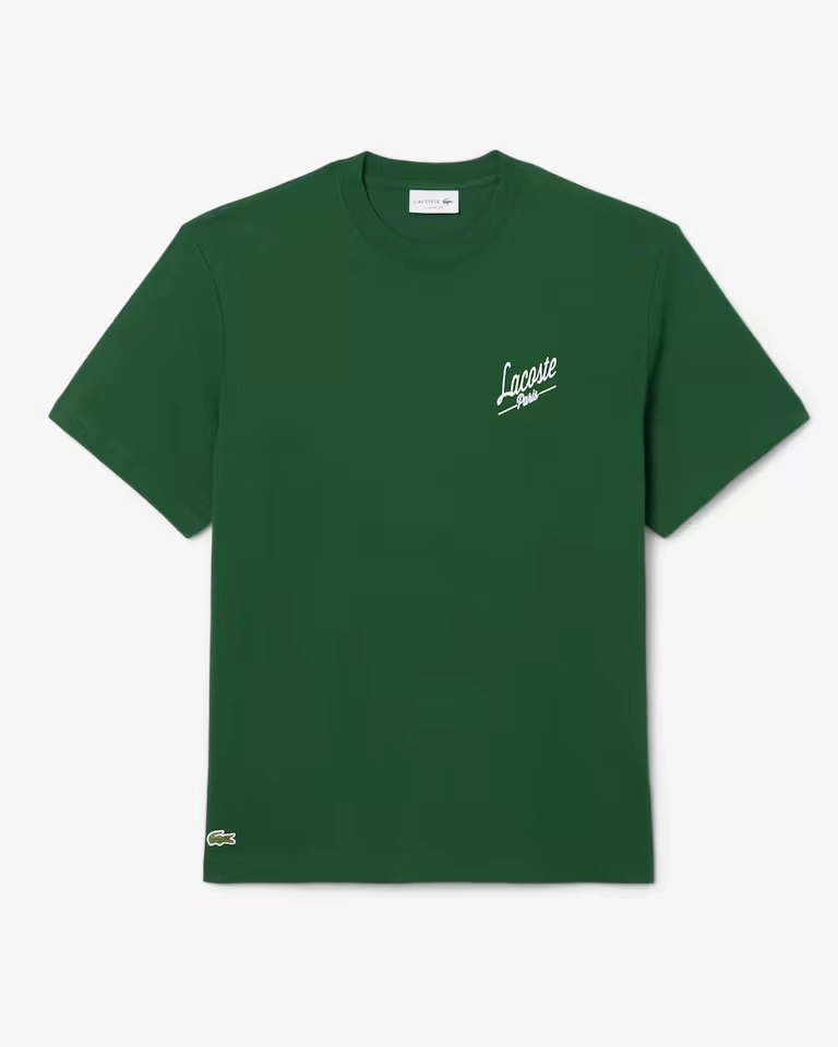 Camiseta Lacoste Paris verde  - 1