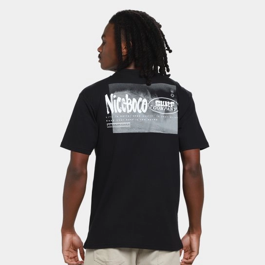 Camiseta Nicoboco Sking Masculina - Preto - 2