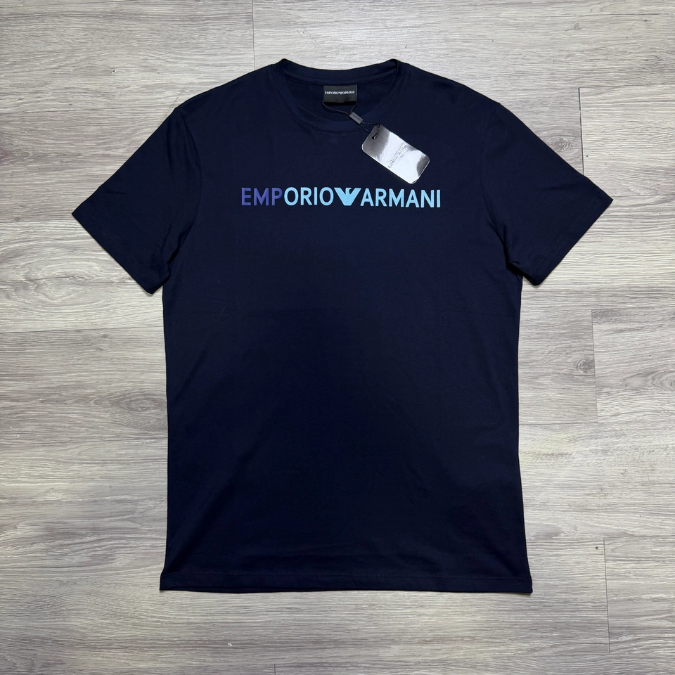 Camiseta EMPÓRIO ARMANI azul marinho - 1
