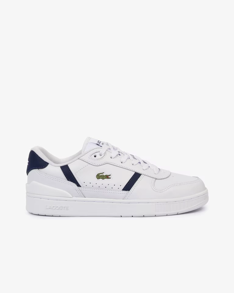Tênis Lacoste T-CLIP branco e azul marinho  - 4