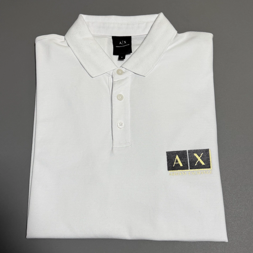 Polo ARMANI EXCHANGE branca  - 1