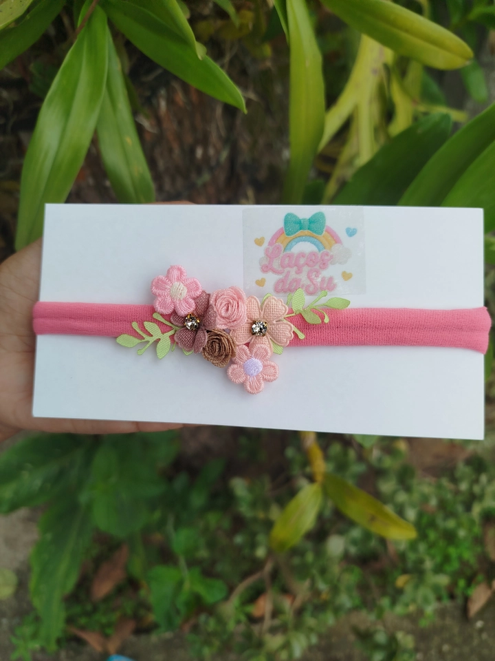 Faixinha floral  - 1
