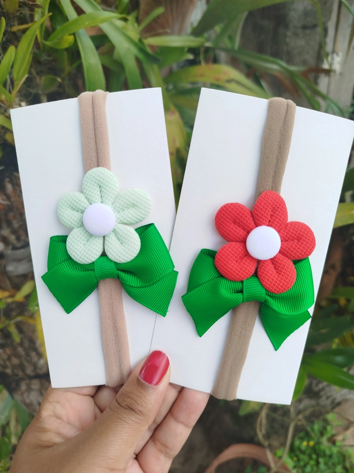 Faixinha flor lateral