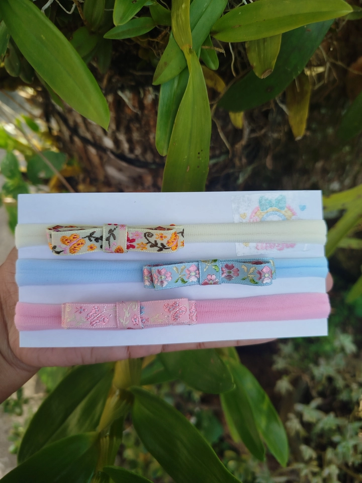 Trio de faixinhas