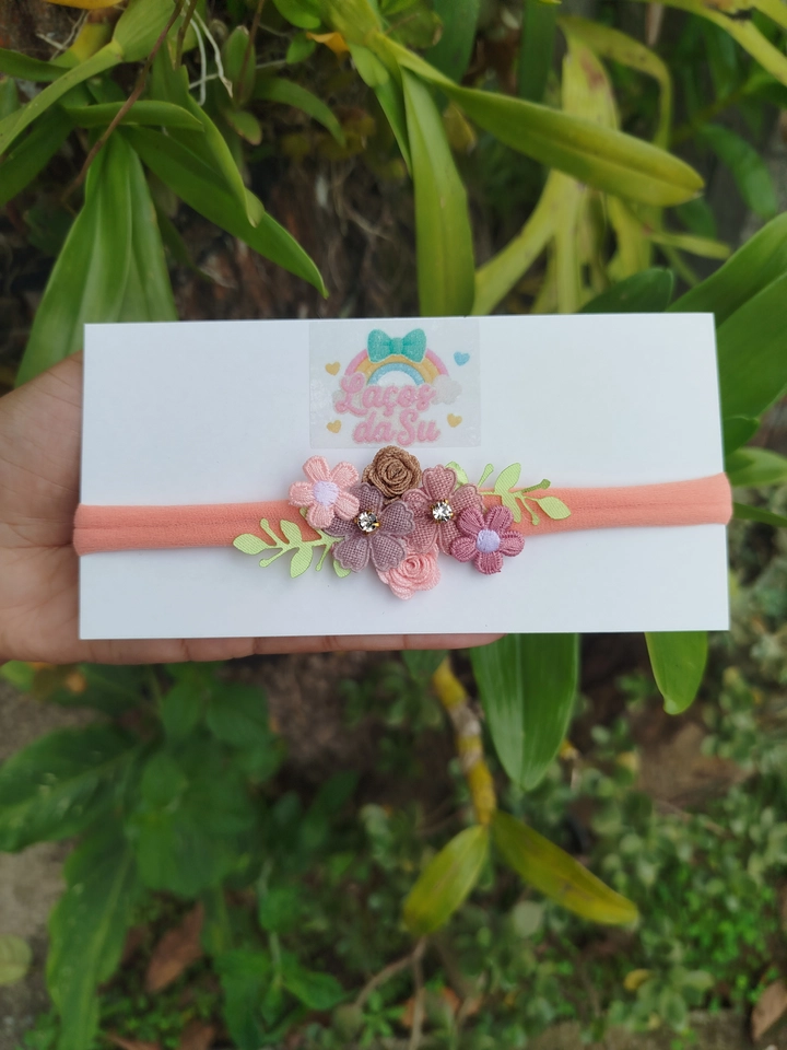 Faixinha floral  - 2