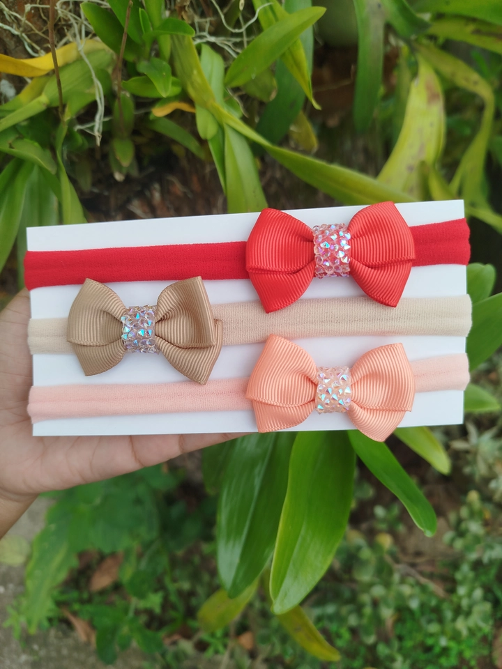Kit trio baby com strass - 6