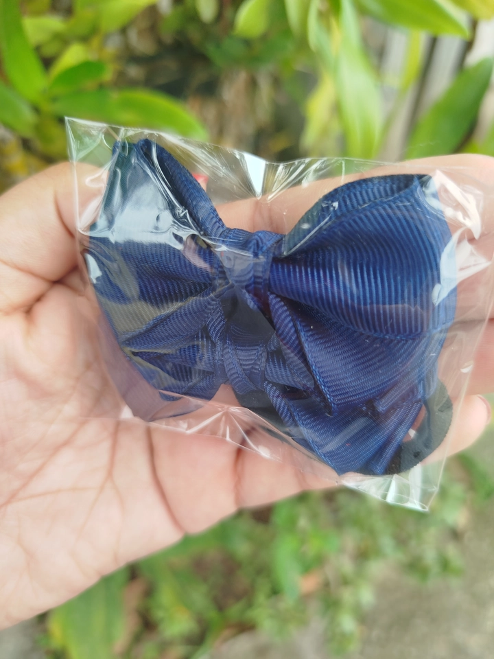 Par de laço cruzado duplo na xuxinha - 2