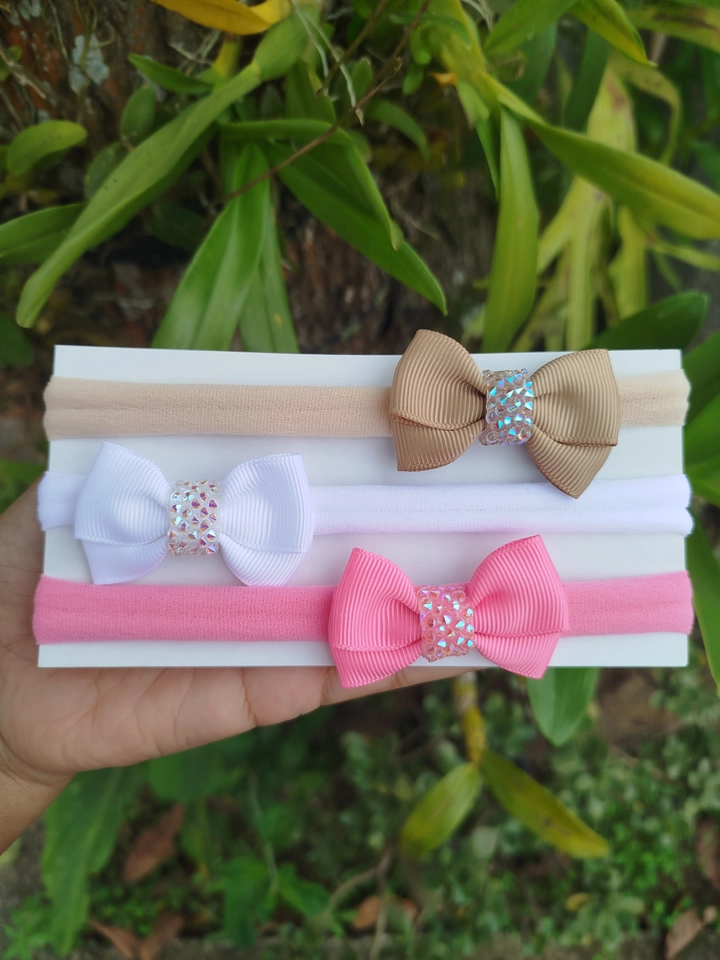 Kit trio baby com strass - 1