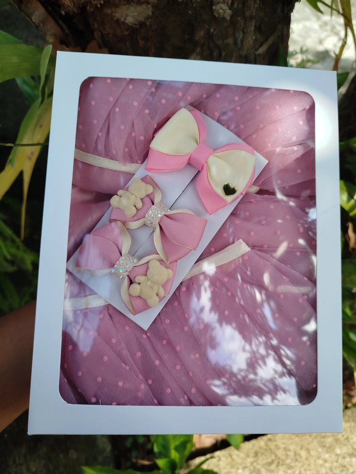 Kit presente vestido Rose