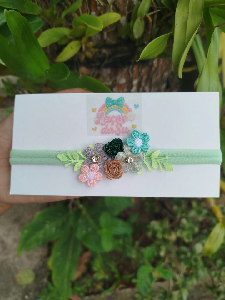 Faixinha floral  - 3