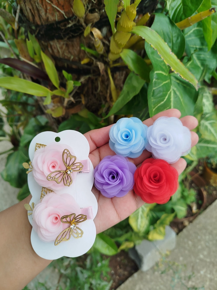 Parzinho de rosas delicadas