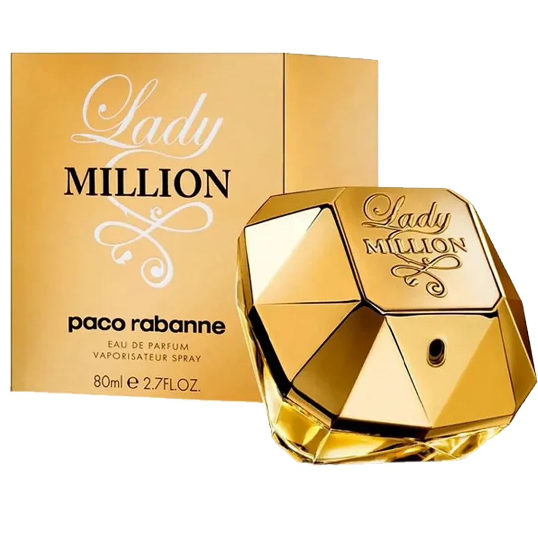 PACO RABANNE LADY MILLION FEM 80ML EDP - 1