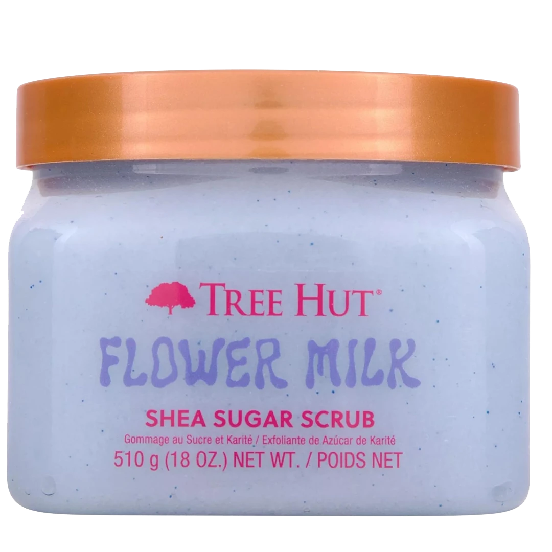 TREE HUT EXFOLIANTE FLOWER MILK SHEA SUGAR SCRUB 510ML - 1
