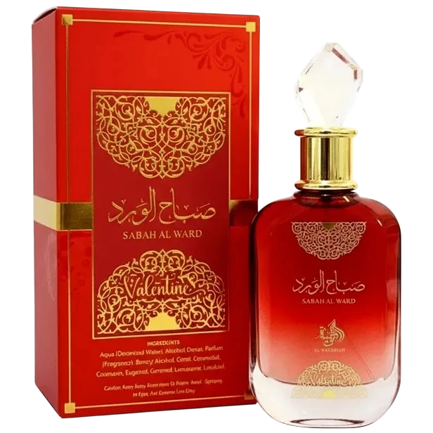 AL WATANIAH SABAH AL WARD VALENTINE FEM 100ML EDP - 2