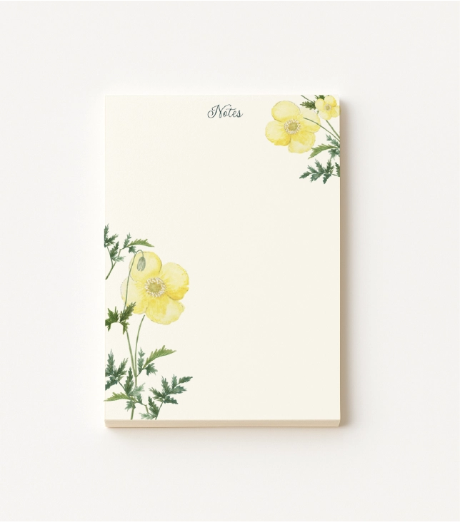 Bloco Flora Amarelo