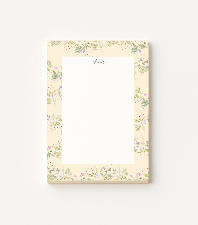 Bloco Wild Flowers Rosa