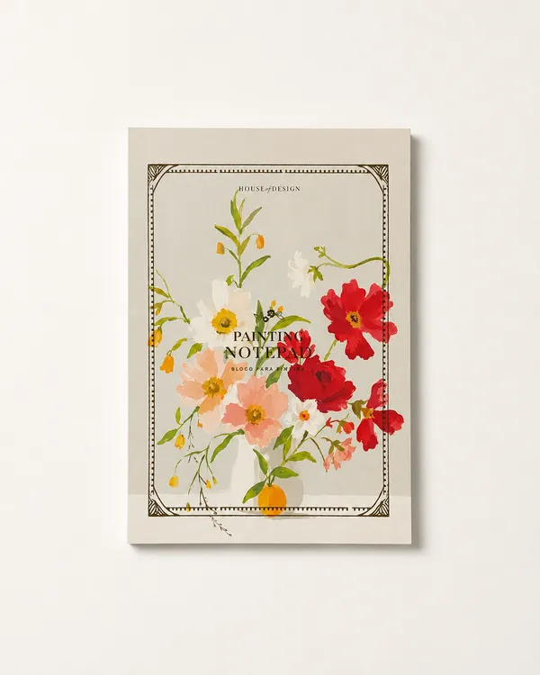 Bloco para Pintura Jardim Silvestre