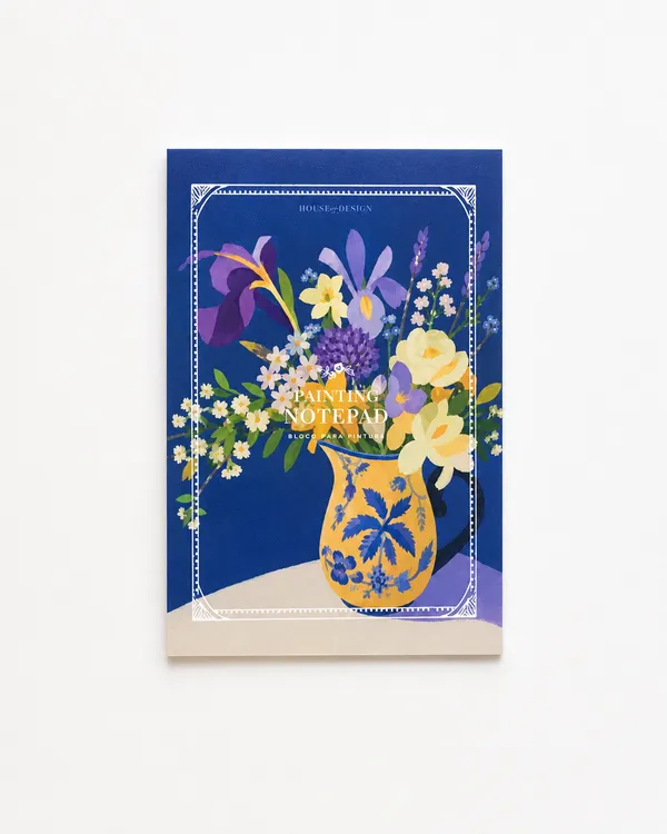 Bloco para Pintura Flor de Iris