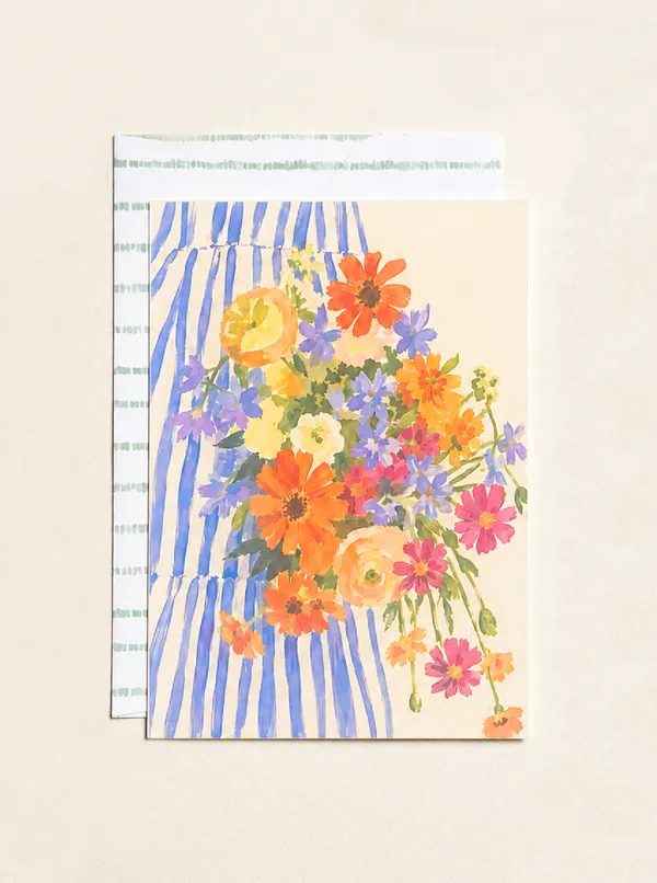 Cartão Flores de Agosto