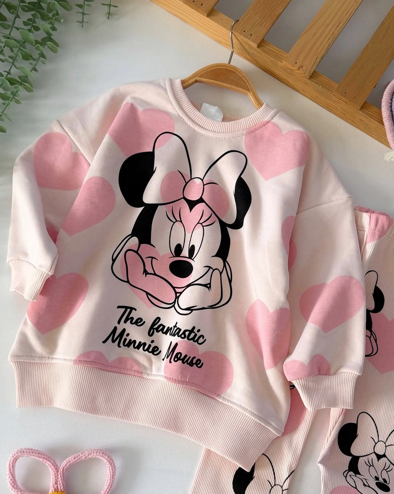 Conjunto inverno Minnie rosa bebe - 4