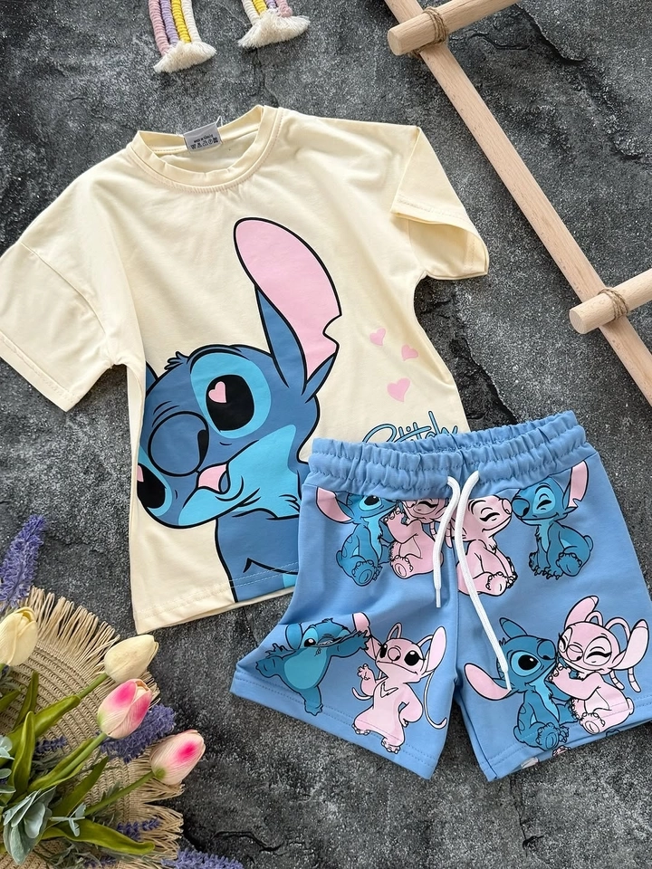 Conjunto Verão Stitch  - 1