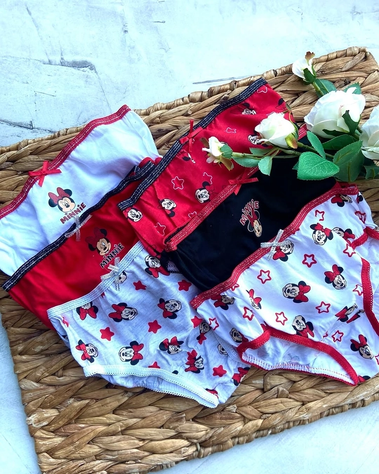 Kit com 6 Calcinhas Minnie  - 1