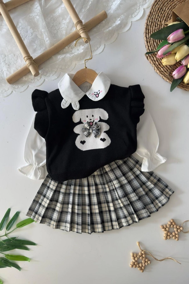 Conjunto coleggin ursinho - 1