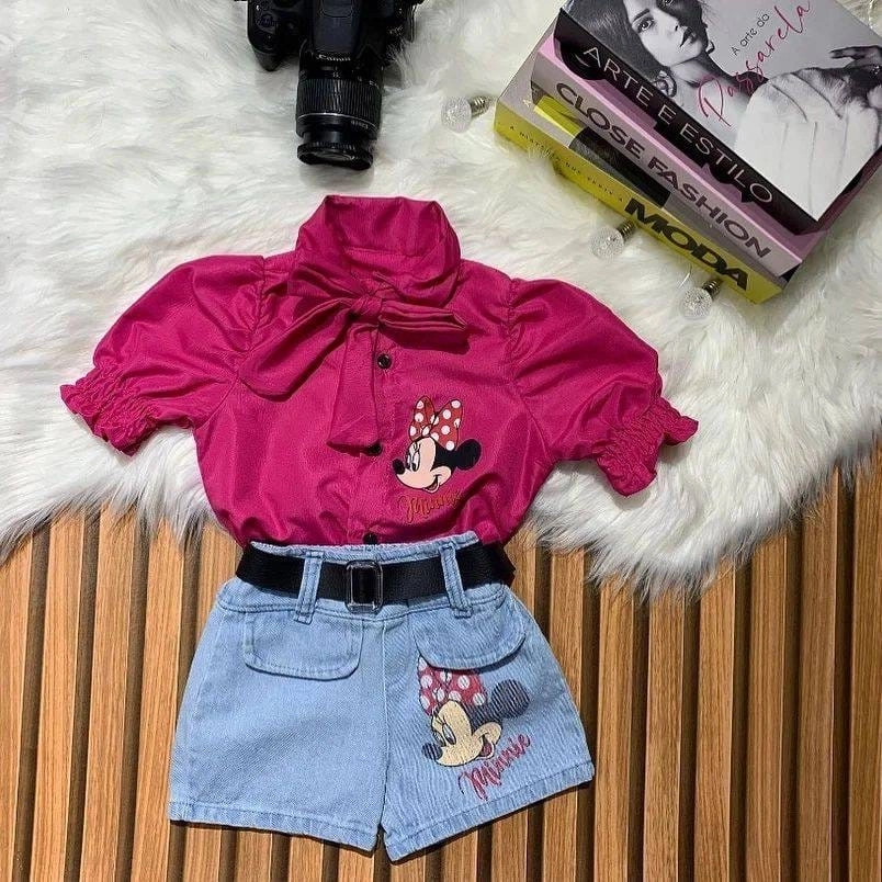 Conjunto Minnie Gola Alta - 2