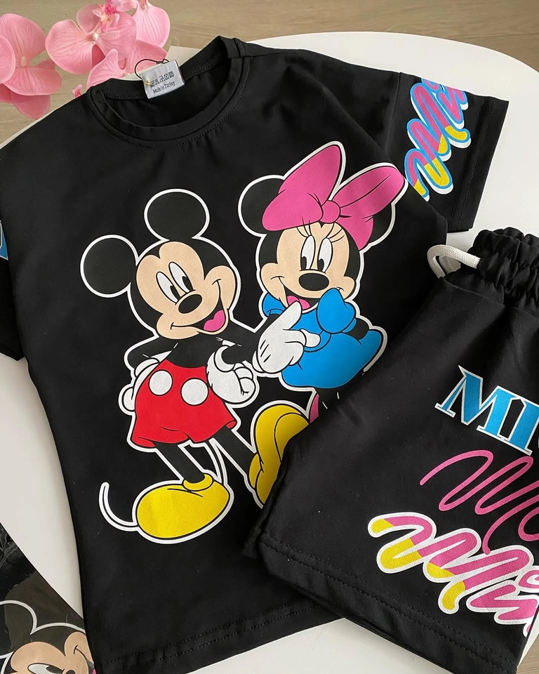 Conjunto de verão Disney Black  - 3
