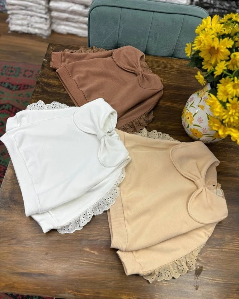 Blusa Moletom Laço  - 4