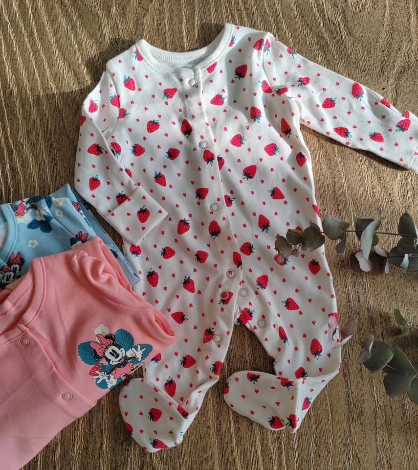 Kit 3 Macacão Minnie  - 2