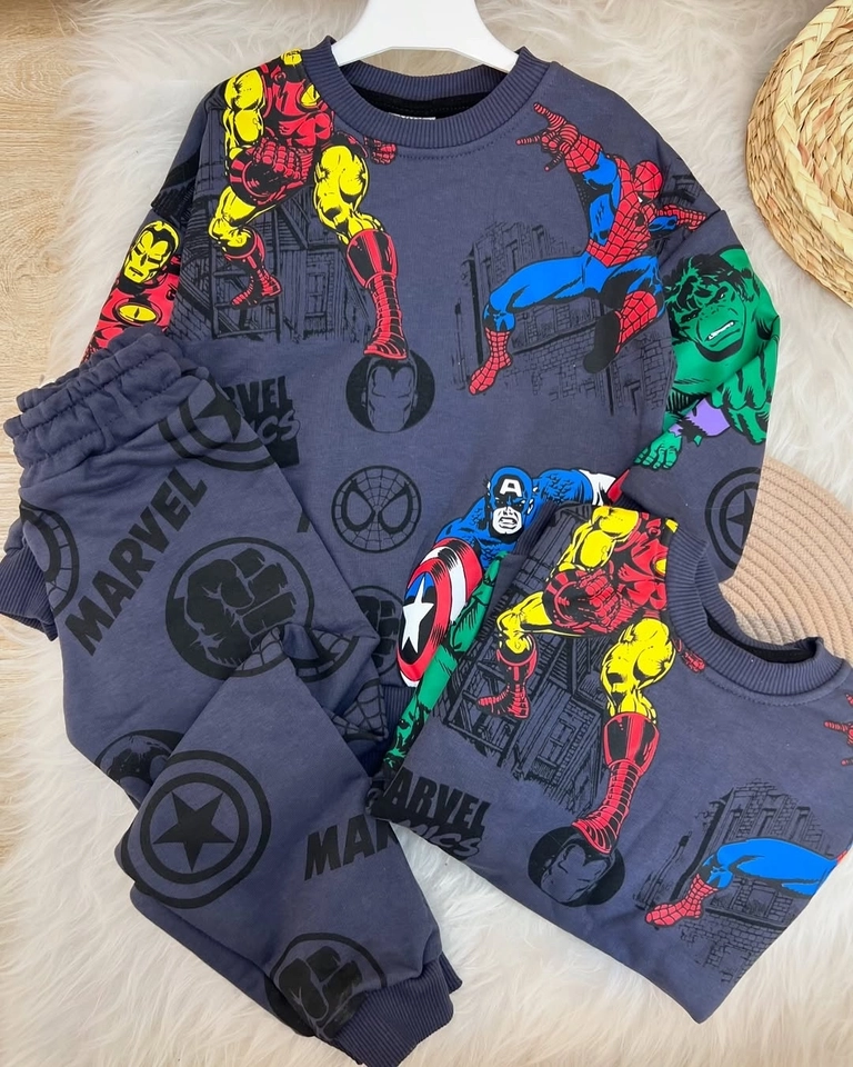 Conjunto Moletom Super Heróis  - 1