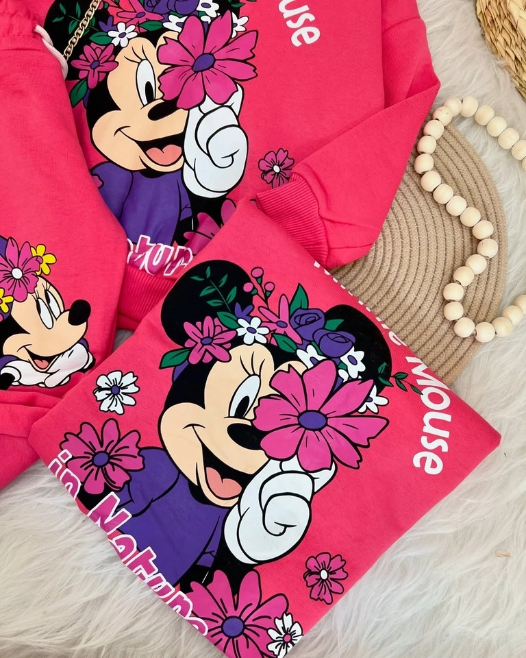 Conjunto Moletom Minnie Primavera  - 2