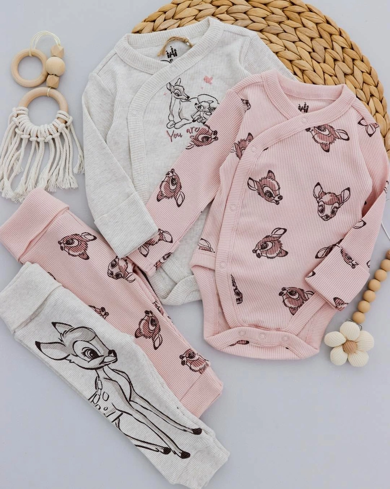 Kit 2 conjuntos bambi - 1