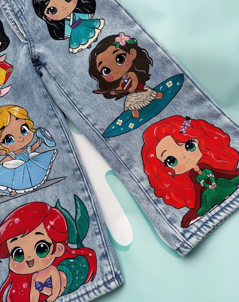 Calça jeans princesas  - 3