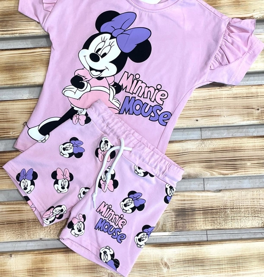 Conjunto Verão Minnie Lilás - 1