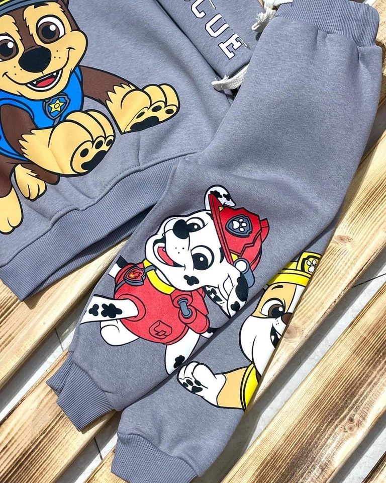 Conjunto Moletom Patrulha Cinza  - 2