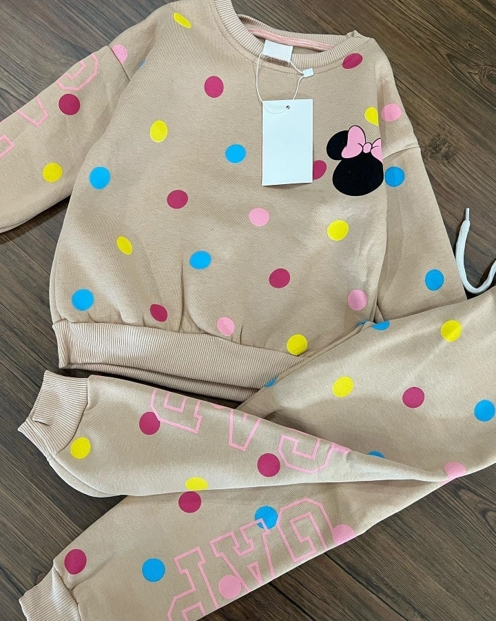 Conjunto Moletom Minnie Bolinhas Gap  - 5