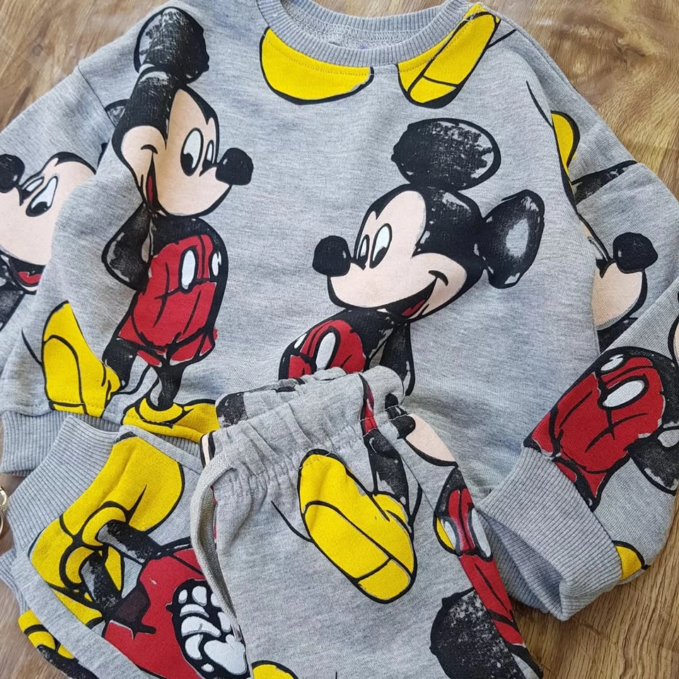 Conjunto moletom Mickey cinza - 3