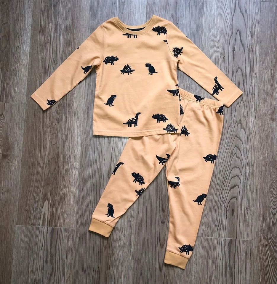 Kit 3 Pijamas Manga Longa Dino - 3