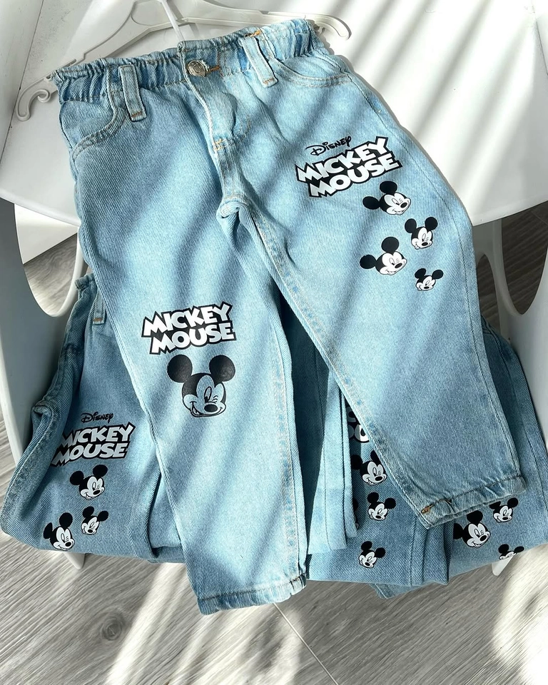 Calça jeans Mickey  - 4