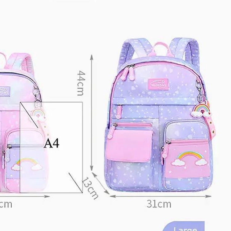 Mochila escola arco-íris  - 5