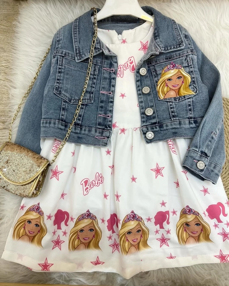 Conjunto Vestido Da Barbie  - 5