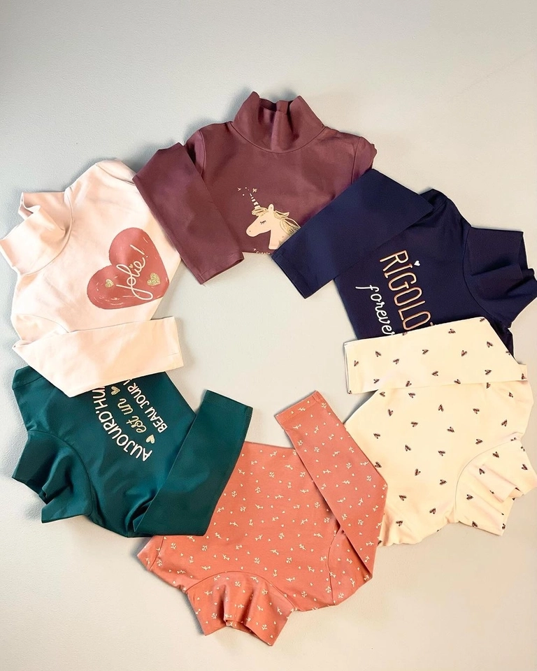 Kit com 6 Blusas Manga Longa  - 1