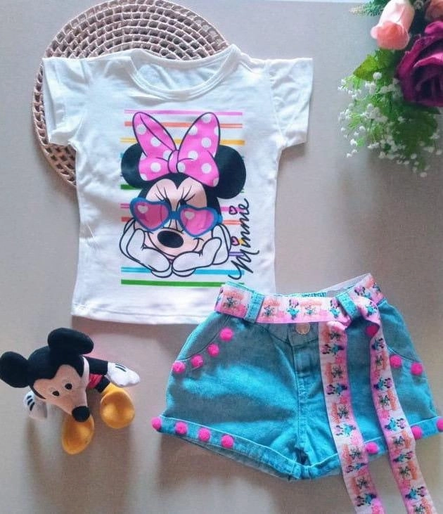 Conjunto Minnie Jeans - 1