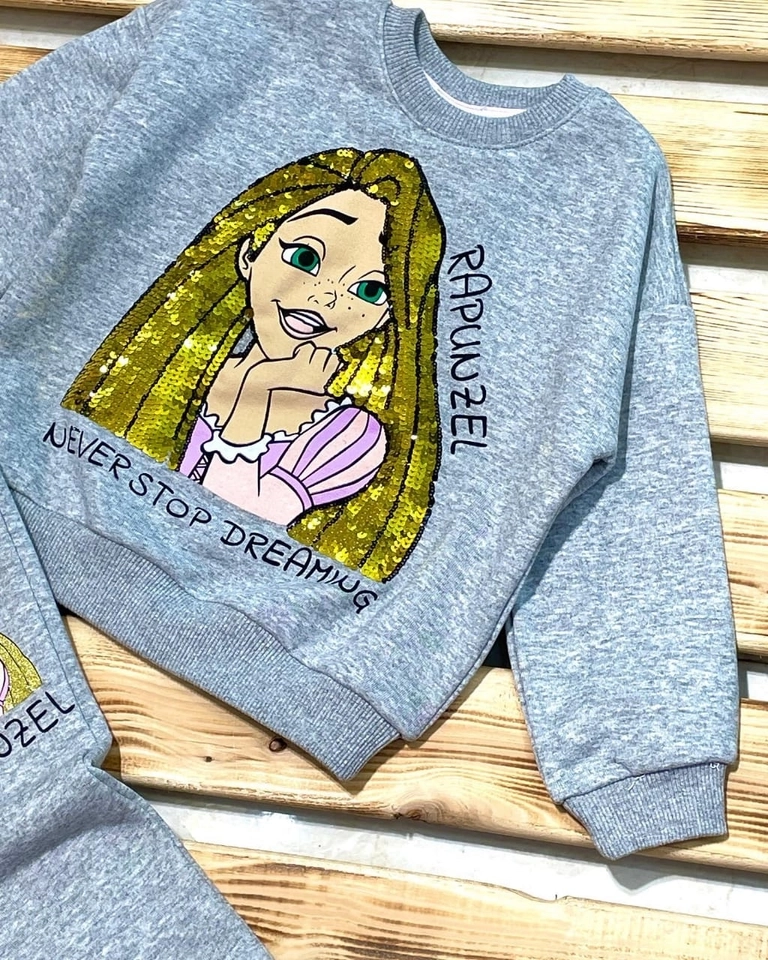 Conjunto Moletom Rapunzel  - 2